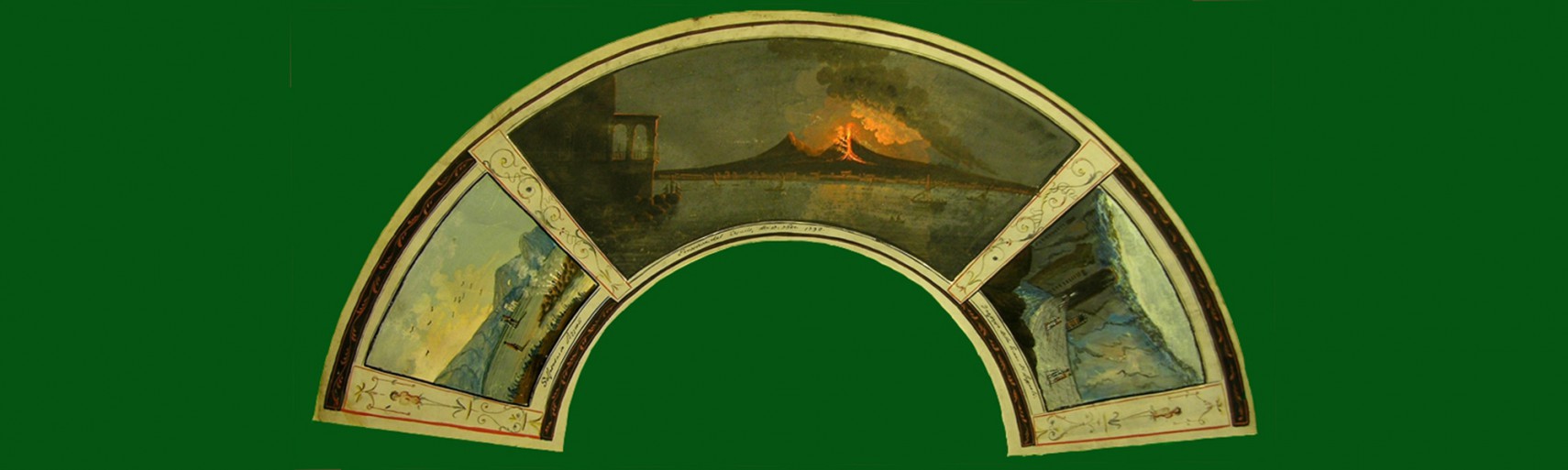 Vesuvio eruzione 17 ottobre 1792-Solfatara di Pozzuoli-Grotta di Pozzuoli